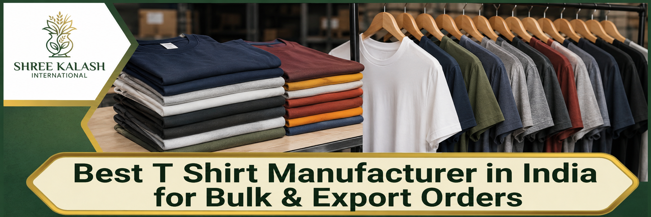 Best T Shirt Manufacturer in India for Bulk & Export Orders
